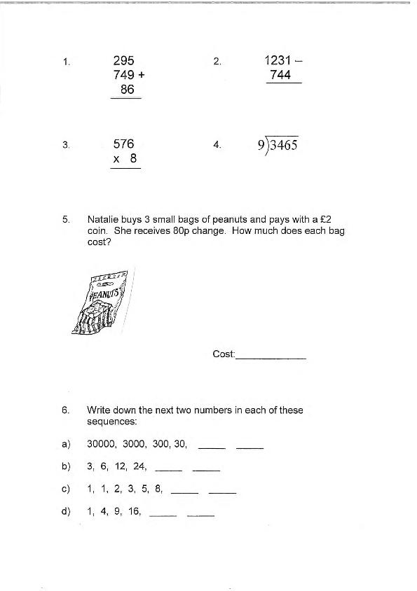 James Allen's Girls School: 11+ Maths  [108]