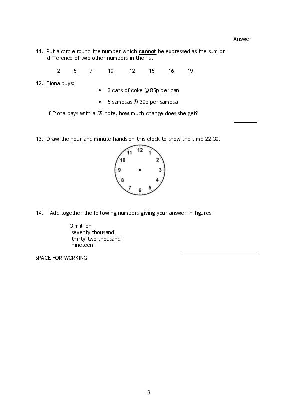 Haberdashers' Aske's Boys' School: 11+ Maths (2013) [118]