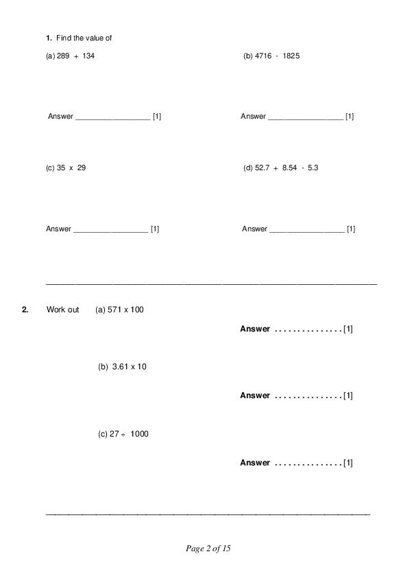 Kent College: 11+ Maths  [133]