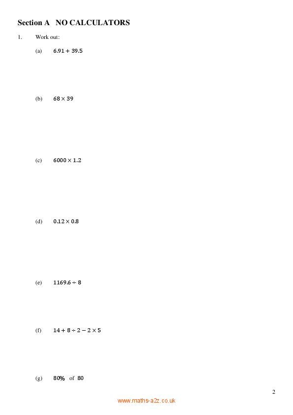 Oundle: 11+ Maths (2013) [151]