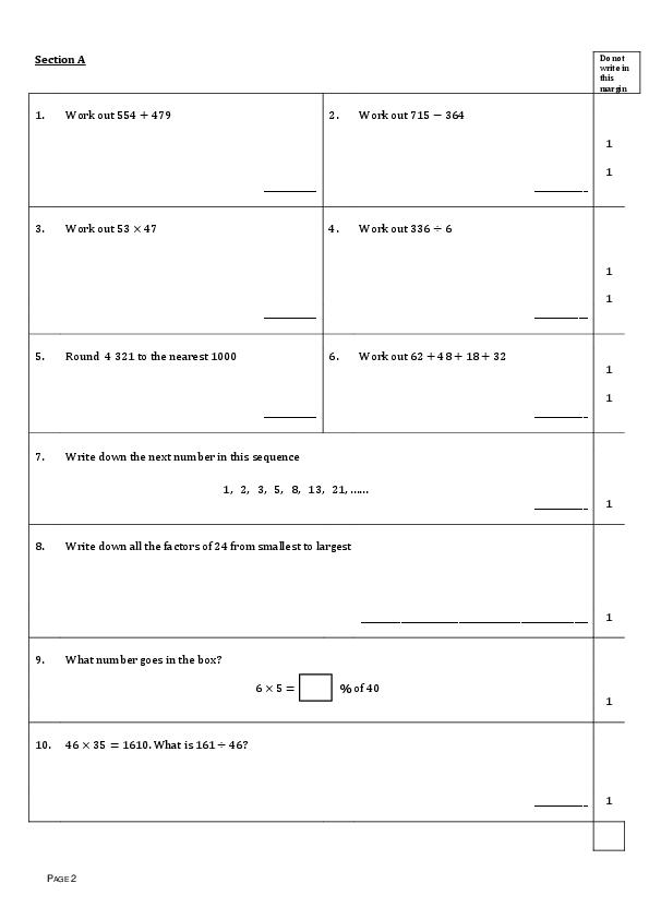 Withington Girls' School: 11+ Maths (2017) [163]