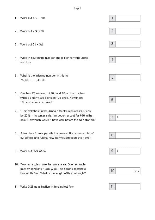 The Manchester Grammar School: 11+ Maths (2012) [187]