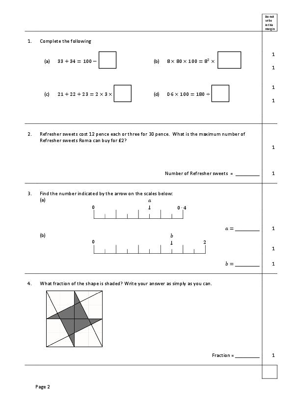 Withington Girls' School: 11+ Maths (2014) [195]