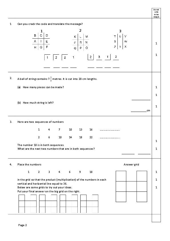 Withington Girls' School: 11+ Maths (2016) [197]