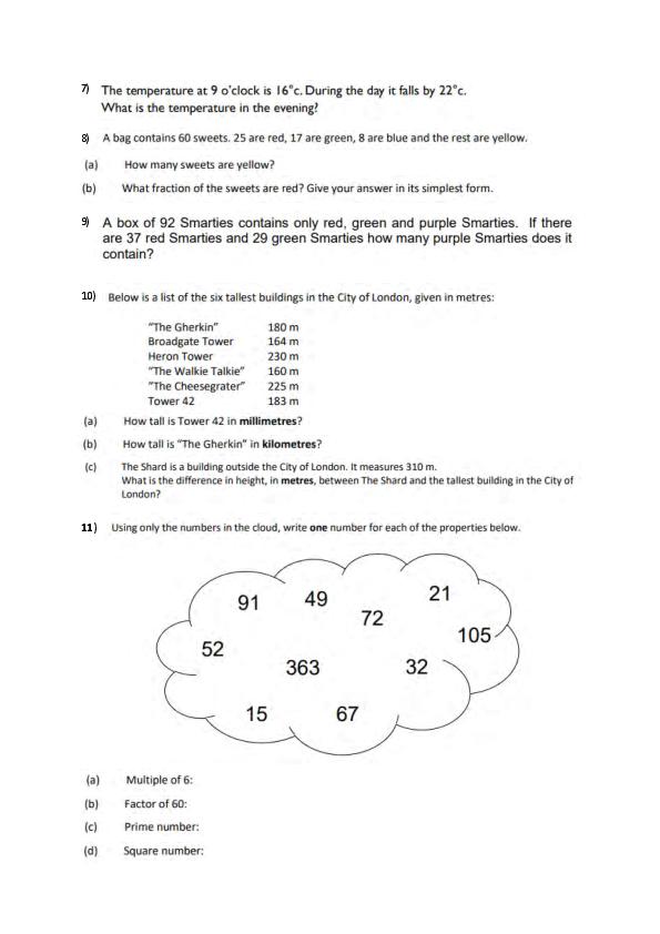 Queenswood School: 11+ Maths (2021) [209]