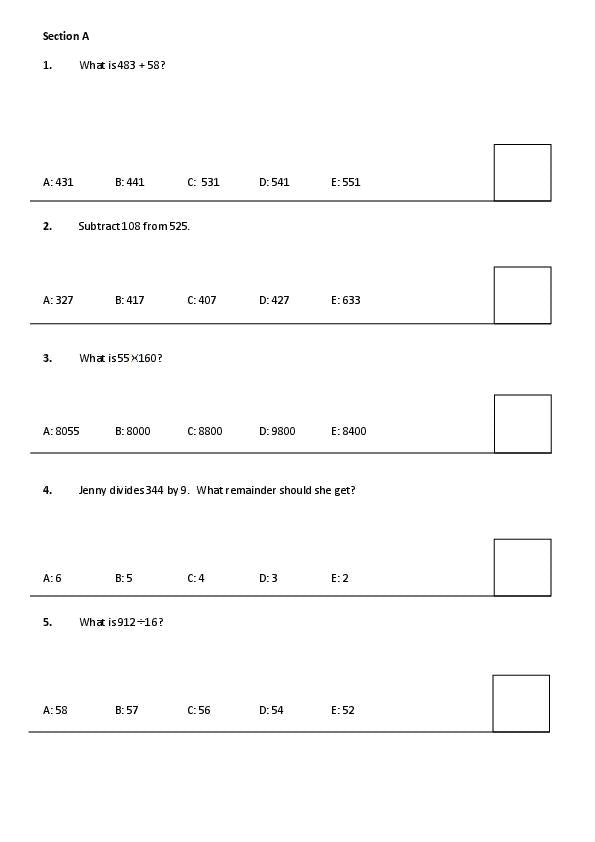 Latymer Upper School: 11+ Maths (2020) [233]