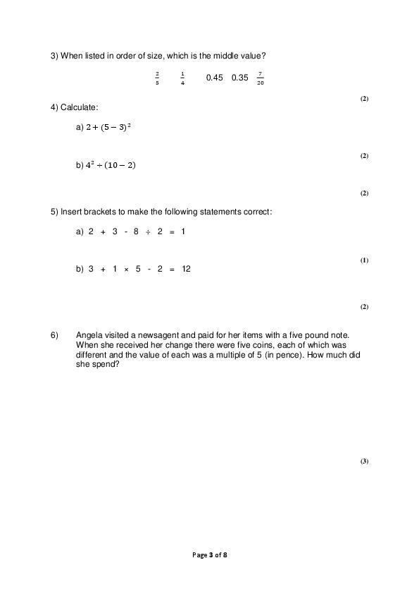 Benenden: 11+ Maths (2015) [236]