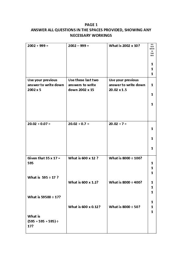 Reigate Grammar School: 11+ Maths (2012) [263]