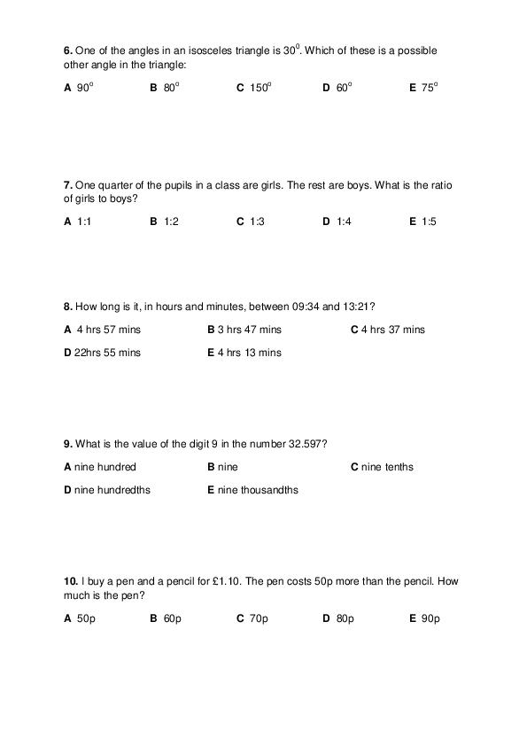 Alleyn's: 11+ Maths  [264]