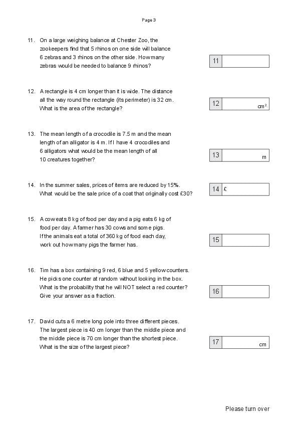 Manchester Grammar School: 11+ Maths (2014) [273]