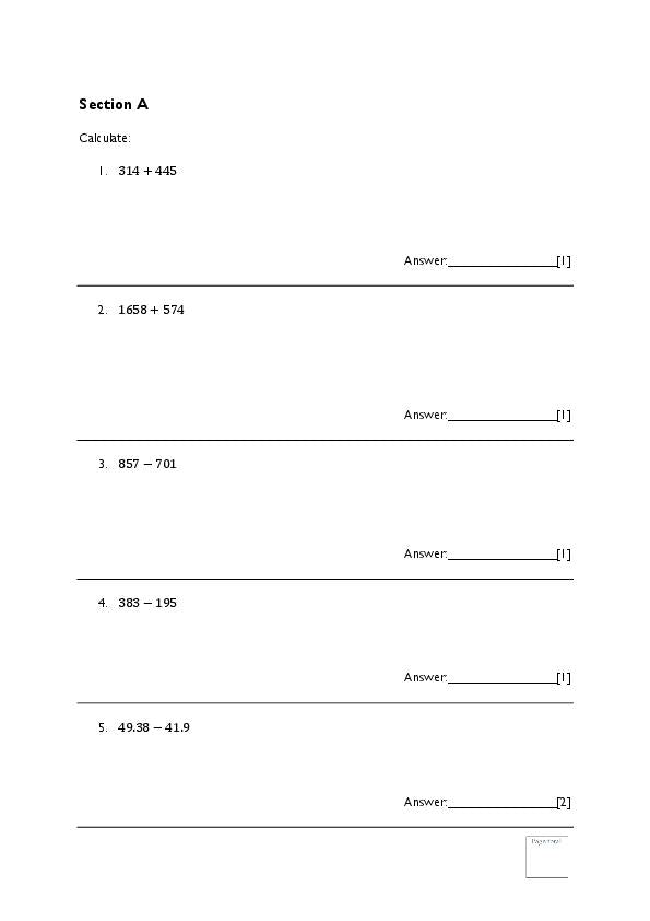 Emanuel School: 11+ Maths (2021) [29]