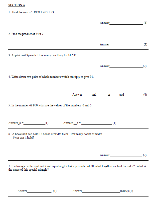 St James Schools: 11+ Maths [307]