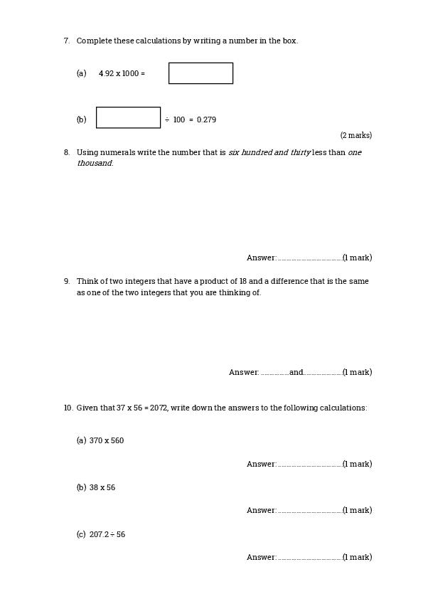 Sydenham: 11+ Maths [312]