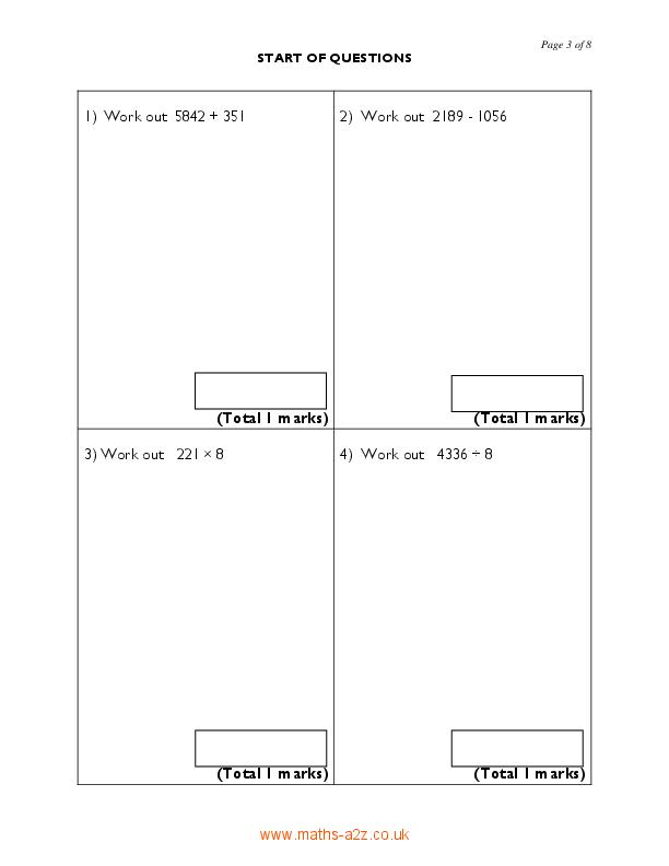 Epsom College: 11+ Maths  [Version: 2] [32]