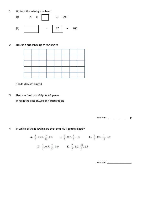 The Perse Upper School Cambridge: 11+ Maths [329]