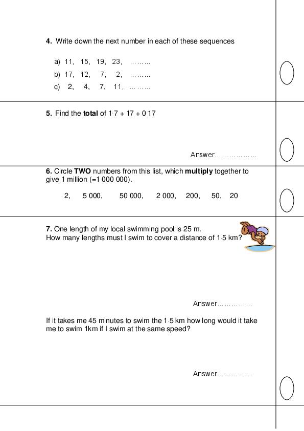 The Queen's School: 11+ Maths [332]