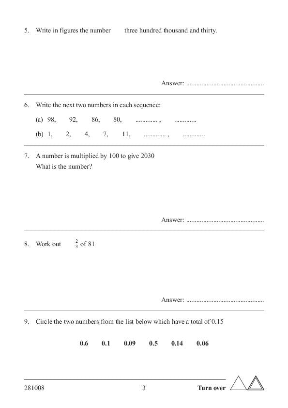 St James Senior Girl’s School: 11+ Maths (2012) [49]