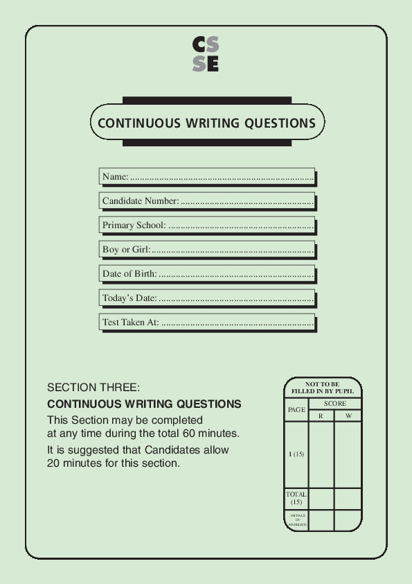 The Complete CSSE Collection – 11plusPrep