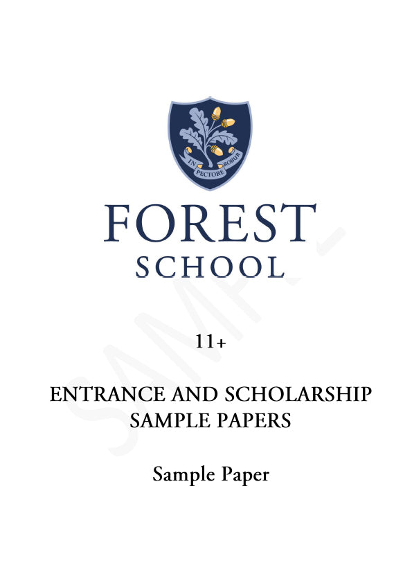 Forest School: 11+ Maths  [Version: 1]