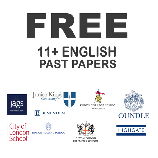 Free English 11+ Papers Collection