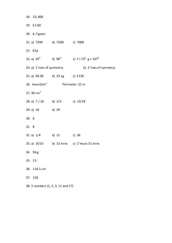 St. Francis' College: 11+ Maths [6]