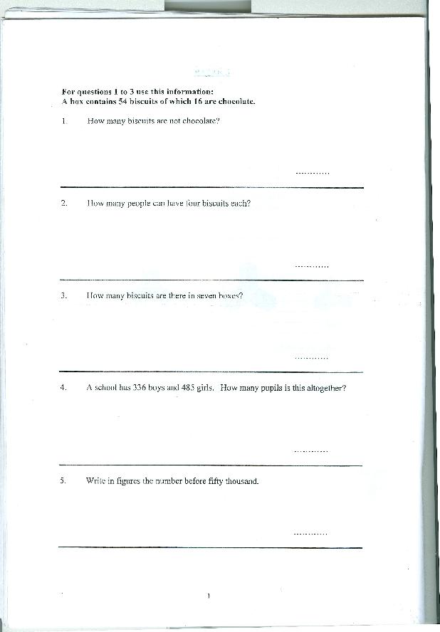 Dame Alice Owen's School: 11+ Maths [23]