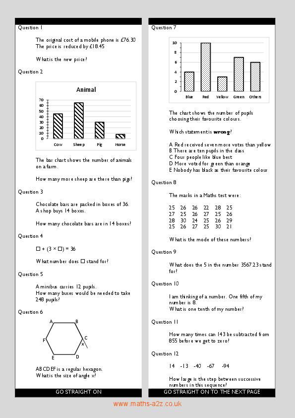 Devonport High School for Boys: 11+ Maths [24]
