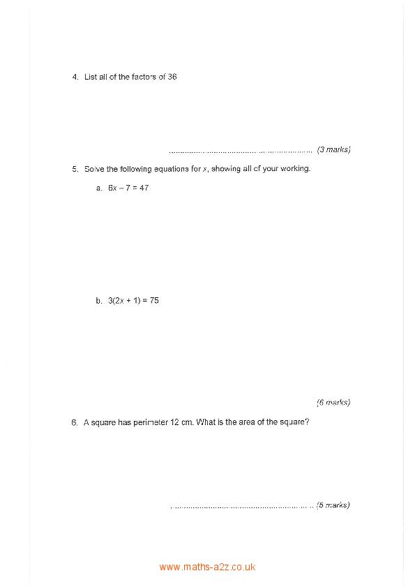 Radley: 11+ Maths [30]