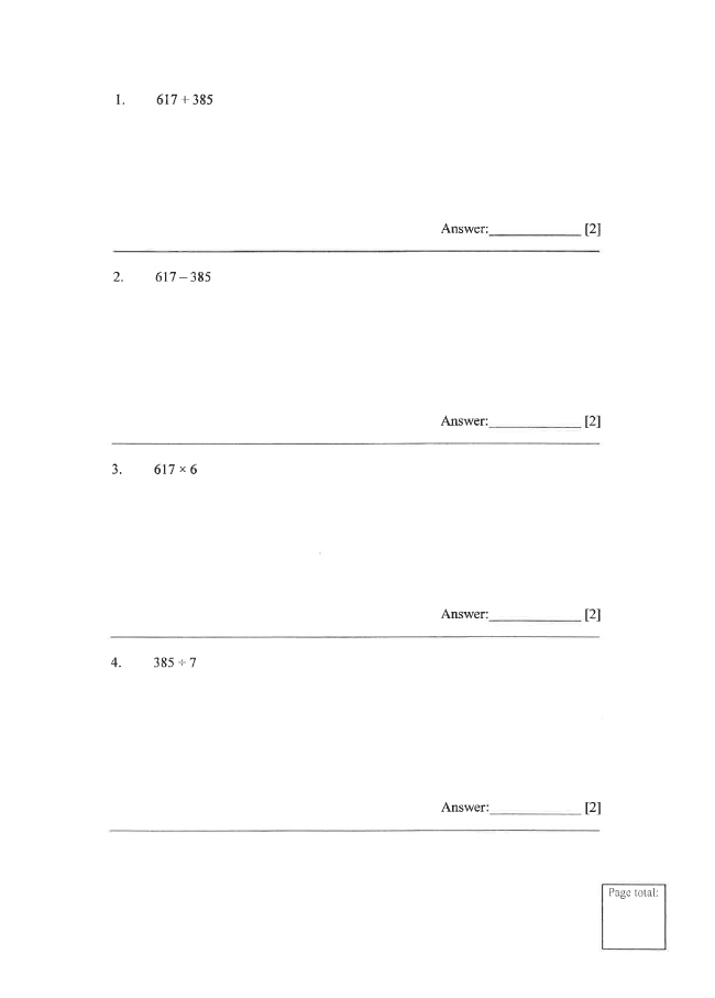 Dulwich College: 11+ Maths  [Version: 3]  [54]