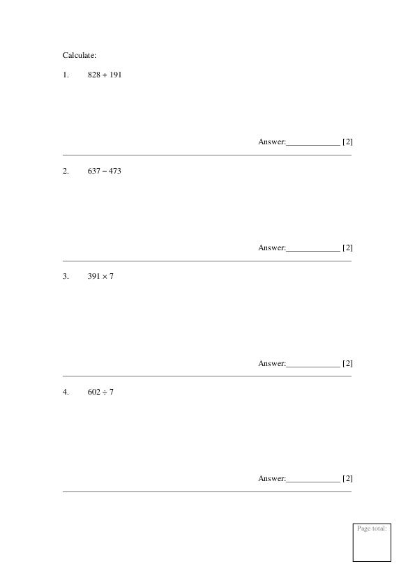 Dulwich College: 11+ Maths  [Version: 4]  [55]