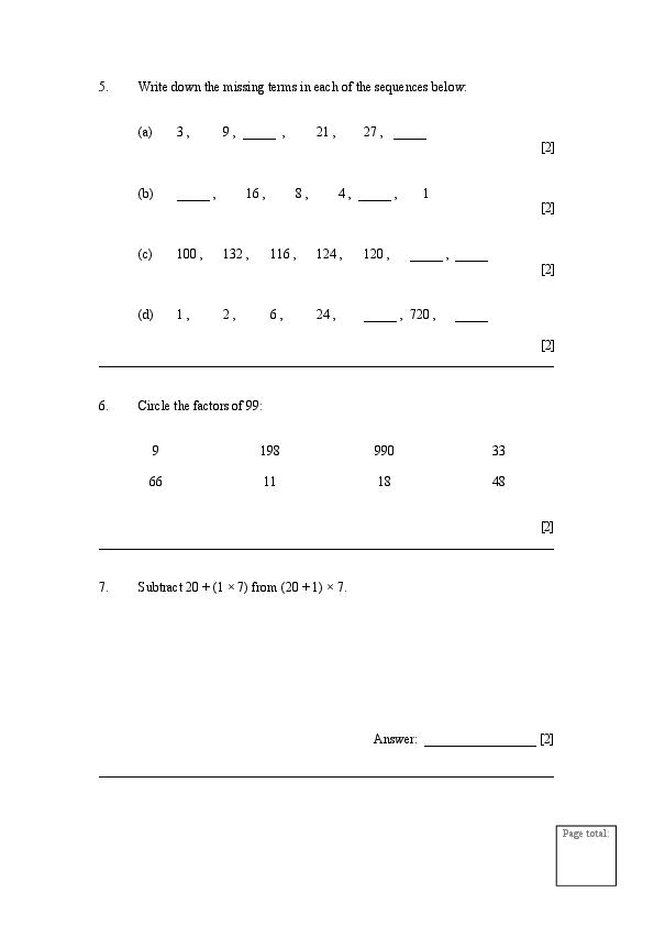 Dulwich College: 11+ Maths  [Version: 6]  [57]