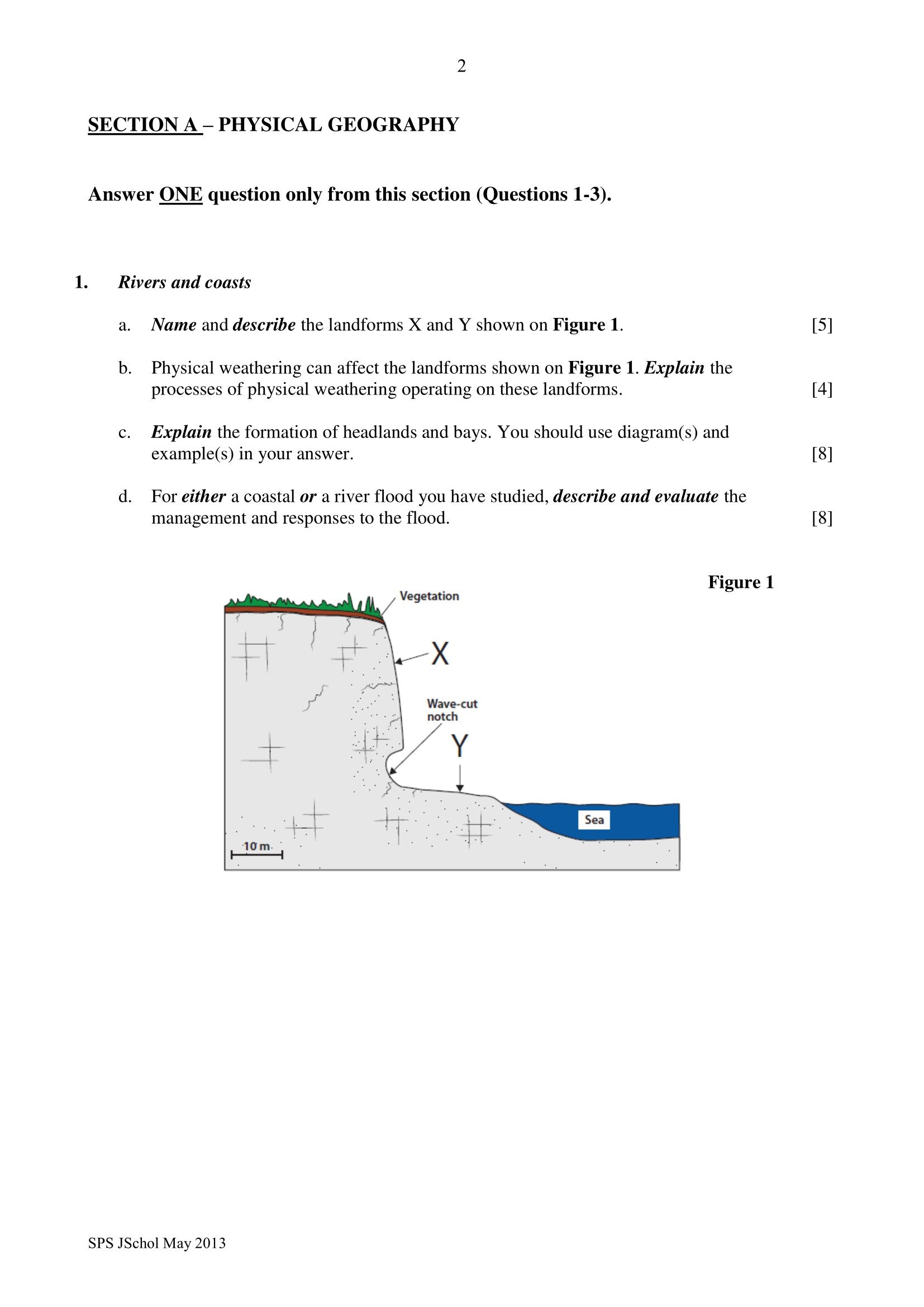 St Paul's School: 11+ Geography (2013)