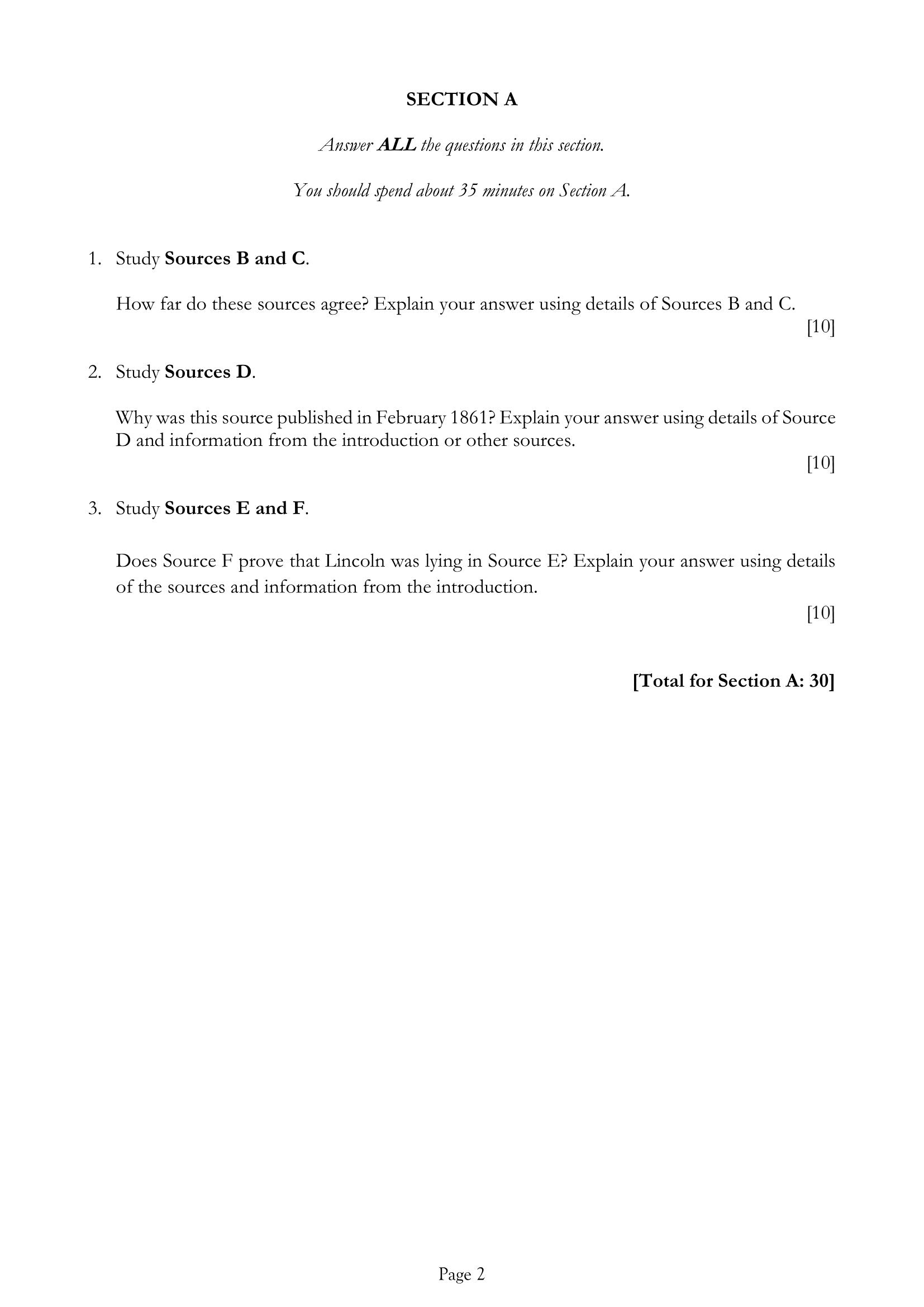 Tonbridge School: 11+ History (2016)