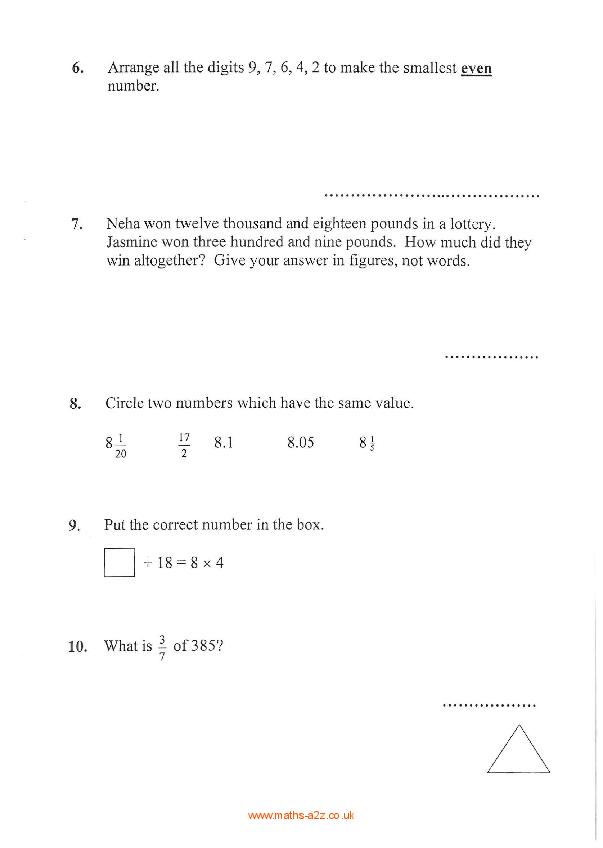 City of London School for Girls: 11+ Maths (2011) [75]