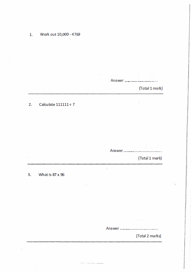 Chigwell School: 11+ Maths [140]
