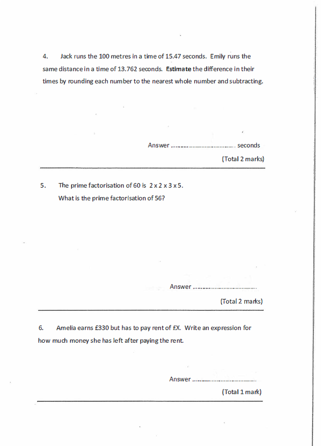 Chigwell School: 11+ Maths [140]