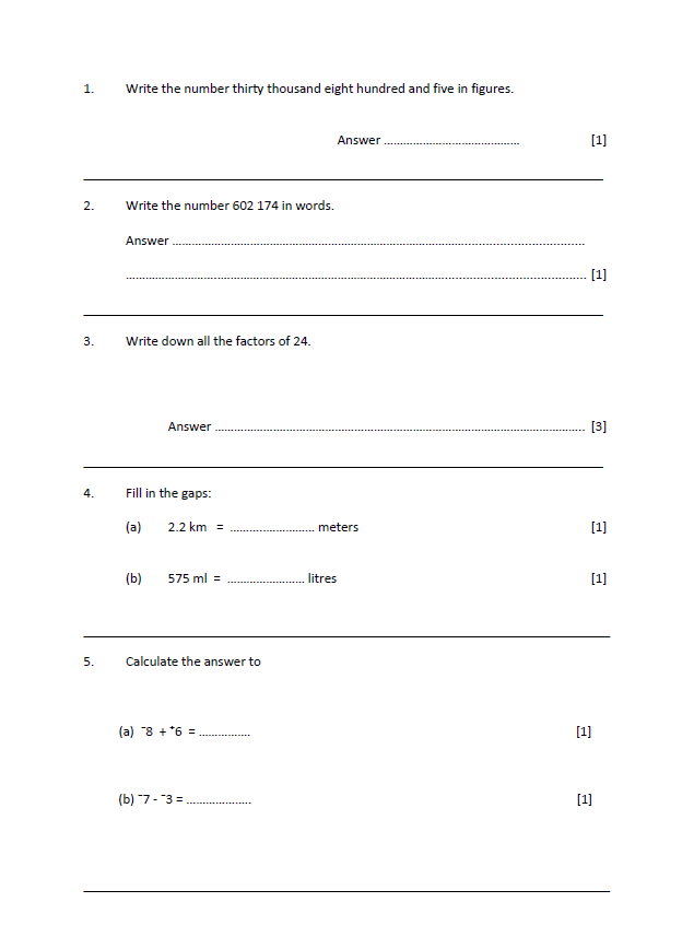 Kent College: 11+ Maths  [157]