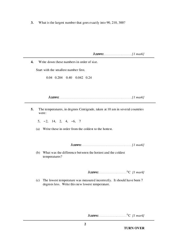 Merchant Taylors': 11+ Maths (2009) [173]