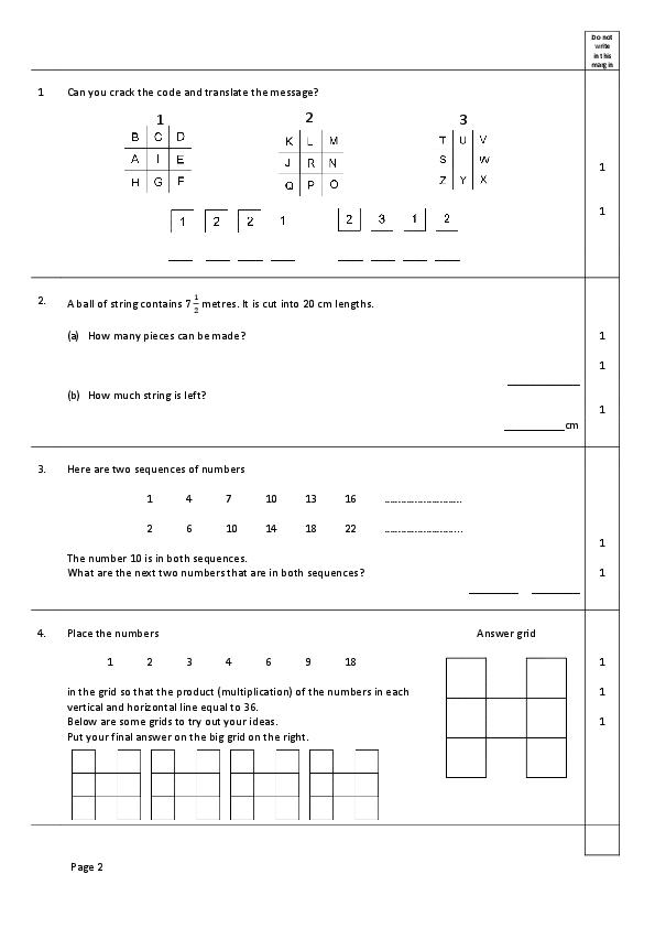 Withington Girls' School: 11+ Maths (2016) [197]