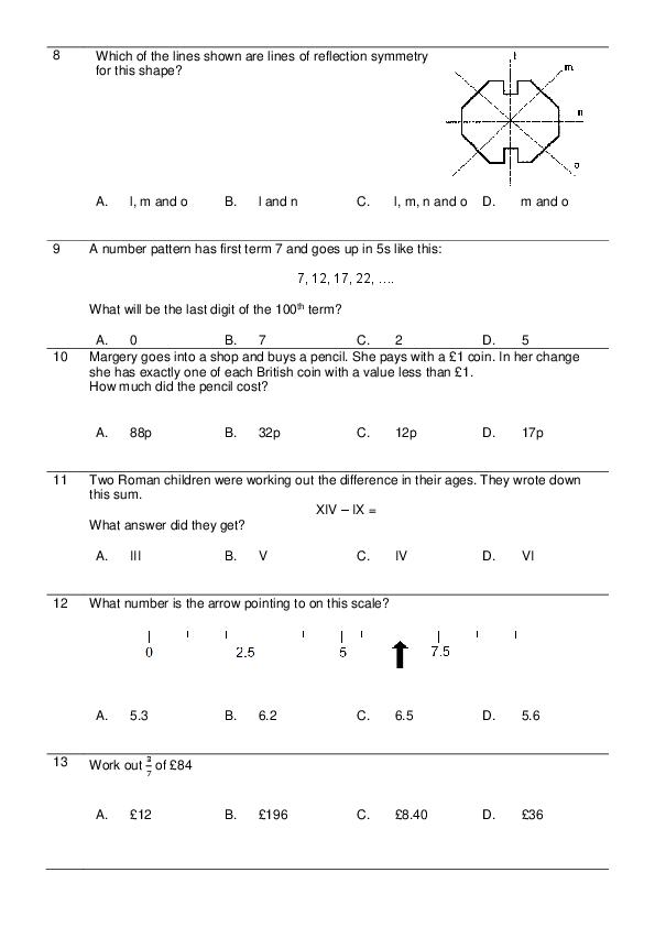 North Halifax Grammar School: 11+ Maths  [207]