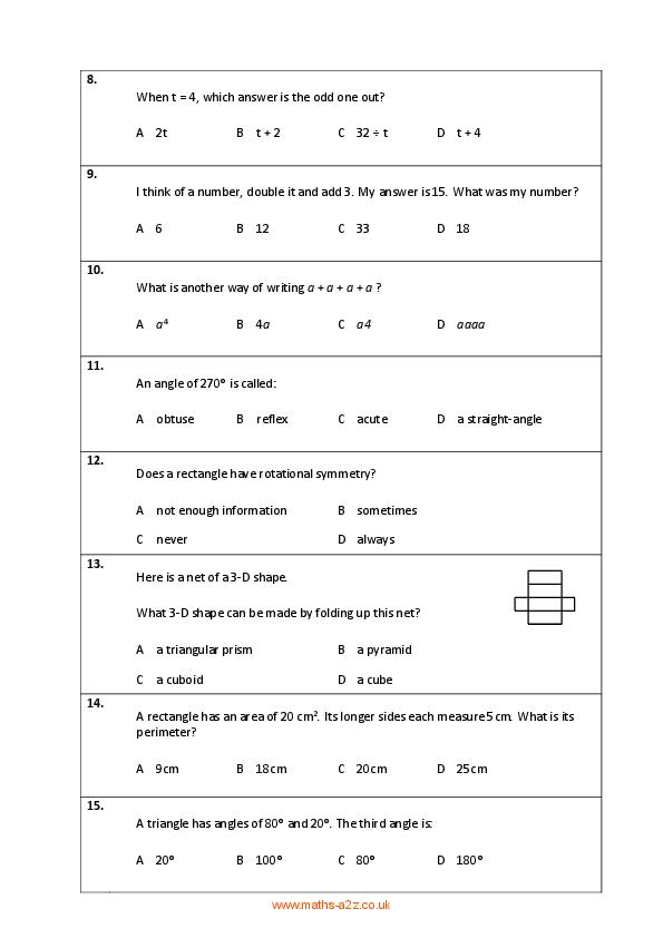 Alderley Edge School for Girls: 11+ Maths  [222]