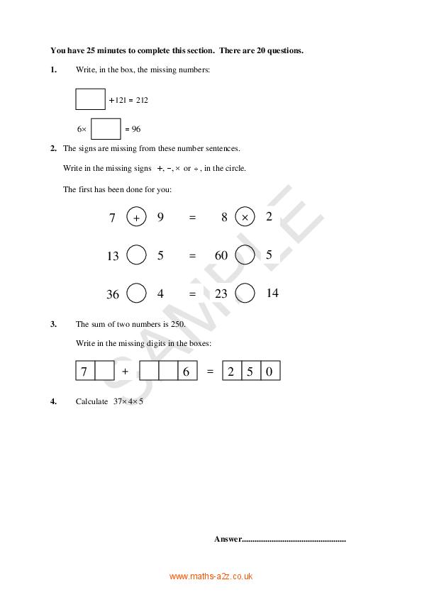 St Paul's Girls School: 11+ Maths  [226]