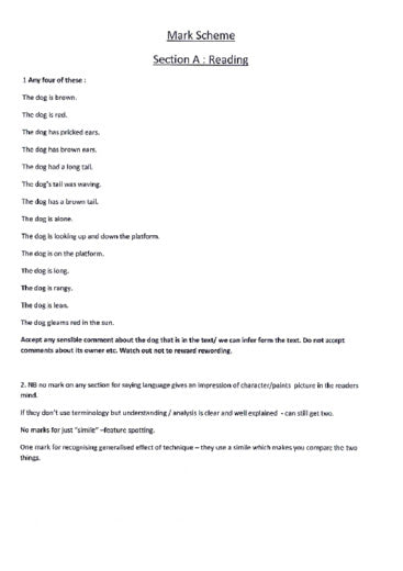 North Halifax Grammar School: 11+ English  [Version: 2] [Marking scheme]