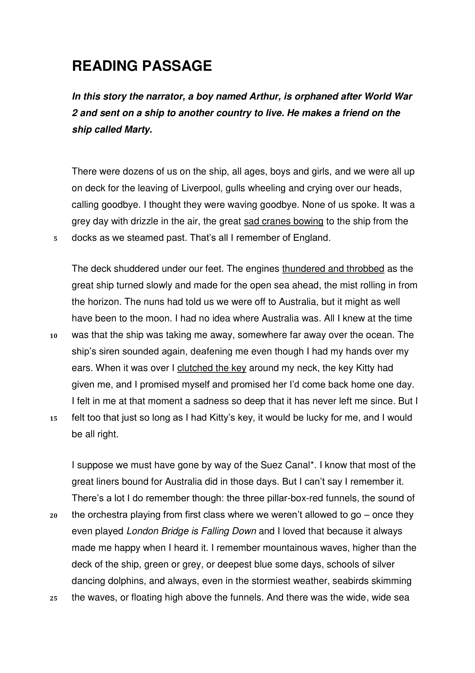 Alleyn's School: 11+ English  [Version: 3]